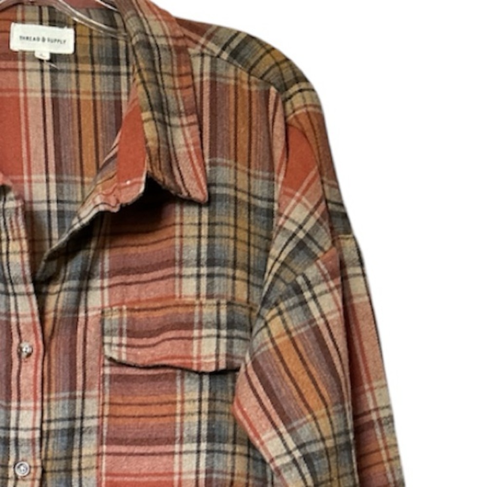 Thread & Supply soft flannel button down - Picture 2 of 6